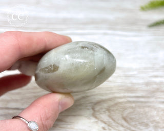 Garnierite | Green Moonstone Chunky Palm Stone #1