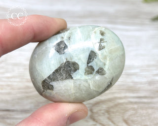 Garnierite | Green Moonstone Chunky Palm Stone #3