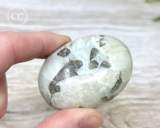 Garnierite | Green Moonstone Chunky Palm Stone #3