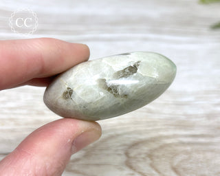 Garnierite | Green Moonstone Chunky Palm Stone #3