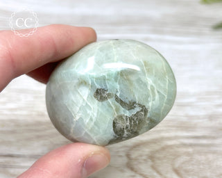 Garnierite | Green Moonstone Chunky Palm Stone #3