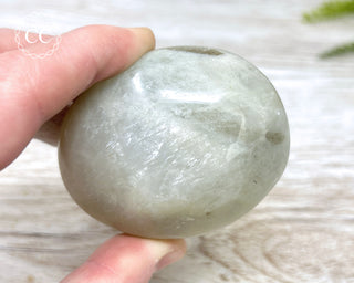 Garnierite | Green Moonstone Chunky Palm Stone #1