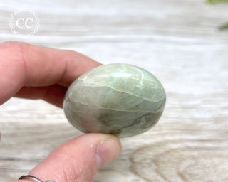 Garnierite | Green Moonstone Chunky Palm Stone #3