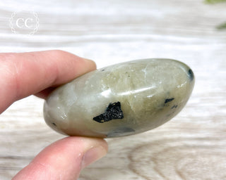 Garnierite | Green Moonstone Chunky Palm Stone #4