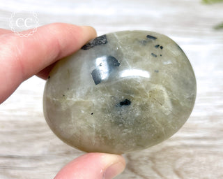 Garnierite | Green Moonstone Chunky Palm Stone #4
