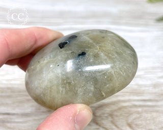 Garnierite | Green Moonstone Chunky Palm Stone #4
