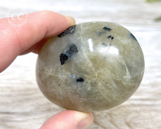 Garnierite | Green Moonstone Chunky Palm Stone #4