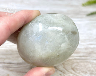 Garnierite | Green Moonstone Chunky Palm Stone #1