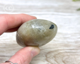Garnierite | Green Moonstone Chunky Palm Stone #4