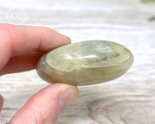 Garnierite | Green Moonstone Chunky Palm Stone #5