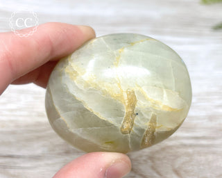 Garnierite | Green Moonstone Chunky Palm Stone #5