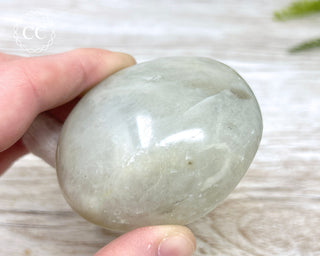 Garnierite | Green Moonstone Chunky Palm Stone #1