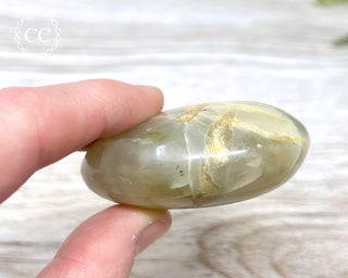 Garnierite | Green Moonstone Chunky Palm Stone #5