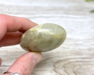 Garnierite | Green Moonstone Chunky Palm Stone #5