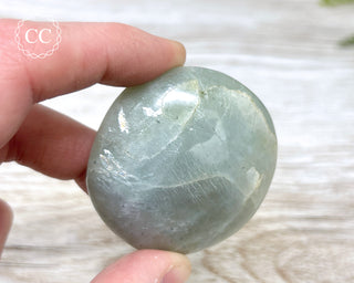 Garnierite | Green Moonstone Chunky Palm Stone #6