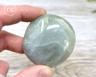 Garnierite | Green Moonstone Chunky Palm Stone #6