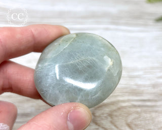Garnierite | Green Moonstone Chunky Palm Stone #6