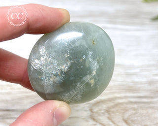 Garnierite | Green Moonstone Chunky Palm Stone #6