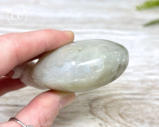 Garnierite | Green Moonstone Chunky Palm Stone #1