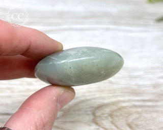 Garnierite | Green Moonstone Chunky Palm Stone #6