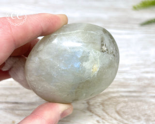 Garnierite | Green Moonstone Chunky Palm Stone #1