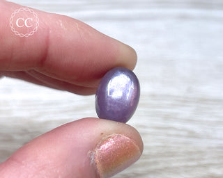 Gem Lepidolite Cabochon #4