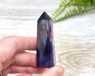 Gem Unicorn Stone (Lepidolite & Pink Tourmaline) Tower #1