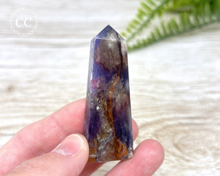 Gem Unicorn Stone (Lepidolite & Pink Tourmaline) Tower #2