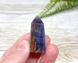 Gem Unicorn Stone (Lepidolite & Pink Tourmaline) Tower #10