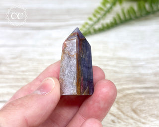 Gem Unicorn Stone (Lepidolite & Pink Tourmaline) Tower #10