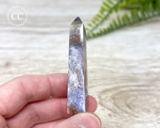 Gem Unicorn Stone (Lepidolite & Pink Tourmaline) Tower #2