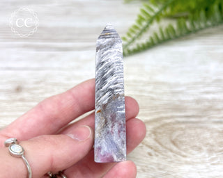 Gem Unicorn Stone (Lepidolite & Pink Tourmaline) Tower #11