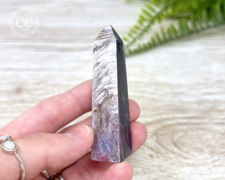 Gem Unicorn Stone (Lepidolite & Pink Tourmaline) Tower #11