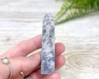 Gem Unicorn Stone (Lepidolite & Pink Tourmaline) Tower #11