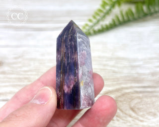 Gem Unicorn Stone (Lepidolite & Pink Tourmaline) Tower #13
