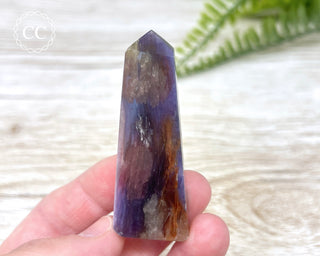 Gem Unicorn Stone (Lepidolite & Pink Tourmaline) Tower #2