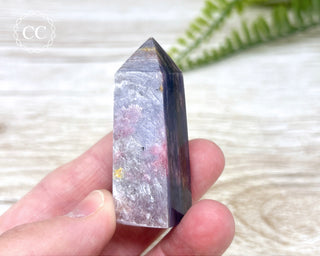Gem Unicorn Stone (Lepidolite & Pink Tourmaline) Tower #13