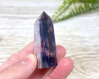 Gem Unicorn Stone (Lepidolite & Pink Tourmaline) Tower #13