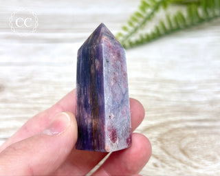 Gem Unicorn Stone (Lepidolite & Pink Tourmaline) Tower #13