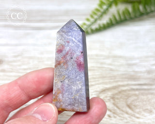 Gem Unicorn Stone (Lepidolite & Pink Tourmaline) Tower #14