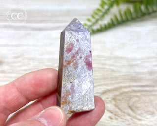 Gem Unicorn Stone (Lepidolite & Pink Tourmaline) Tower #14
