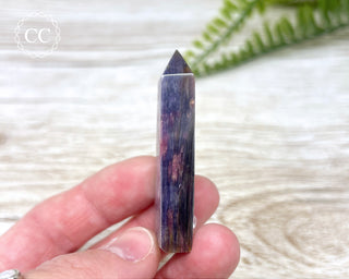 Gem Unicorn Stone (Lepidolite & Pink Tourmaline) Tower #14