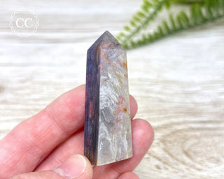 Gem Unicorn Stone (Lepidolite & Pink Tourmaline) Tower #14