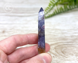 Gem Unicorn Stone (Lepidolite & Pink Tourmaline) Tower #2