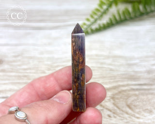 Gem Unicorn Stone (Lepidolite & Pink Tourmaline) Tower #14