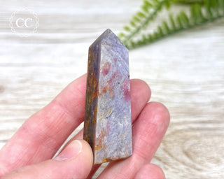 Gem Unicorn Stone (Lepidolite & Pink Tourmaline) Tower #14