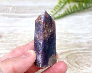 Gem Unicorn Stone (Lepidolite & Pink Tourmaline) Tower #15