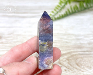Gem Unicorn Stone (Lepidolite & Pink Tourmaline) Tower #15