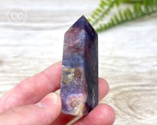 Gem Unicorn Stone (Lepidolite & Pink Tourmaline) Tower #15
