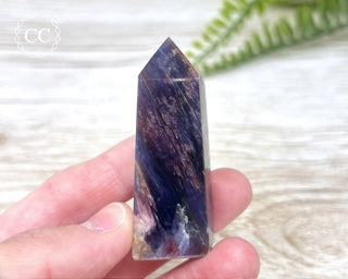 Gem Unicorn Stone (Lepidolite & Pink Tourmaline) Tower #15